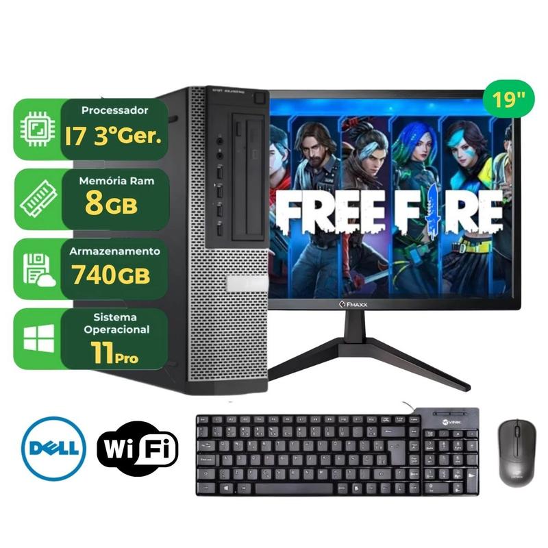 Computador DELL OptiPlex 7010 i7 8GB RAM SSD 240GB HD 500GB